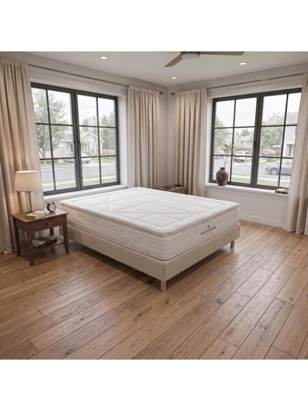Conjunto Villeroy com Sommier rígido 20 cm Tribu Pearl - Colchão e Cama