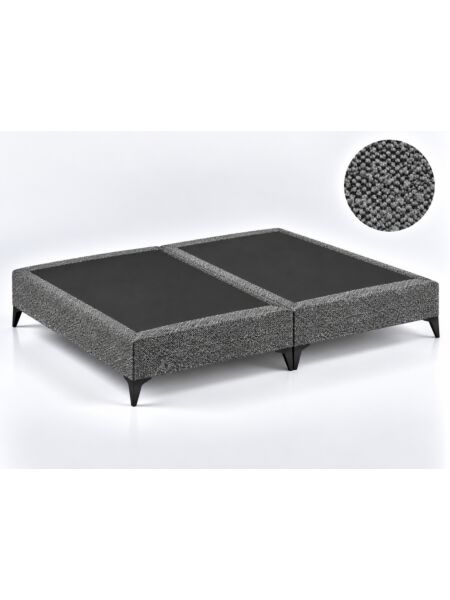 Pack de 2 sommiers Windsor Ascot Graphite — 2x 200 x 80 cm