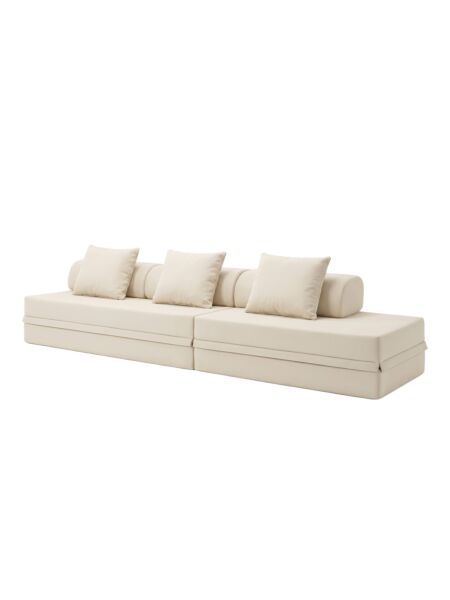 Sofá Modular 3+2 Lugares Convertível  Liso