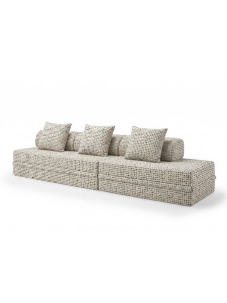 Sofá Modular 3+2 Lugares Convertível Tweed