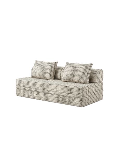 Sofá Modular 3 Lugares  Convertível  Tweed