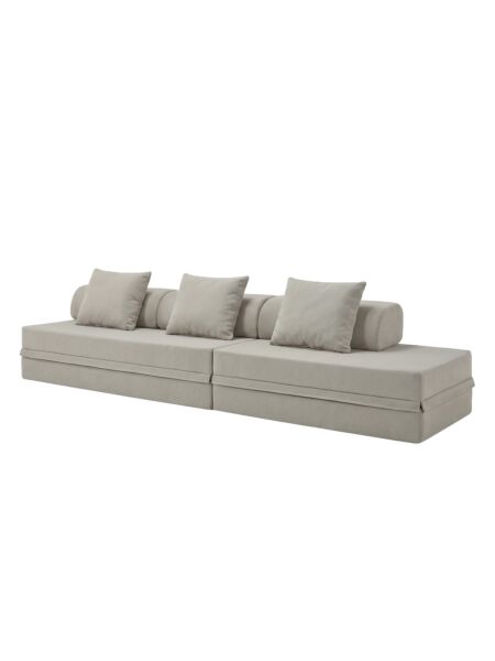 Sofá Modular 3+2 Lugares Convertível  Liso