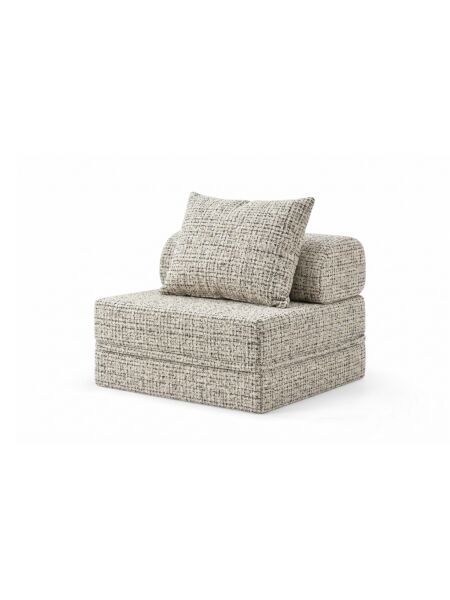 Sofá Modular 1 Lugar Convertível  Tweed