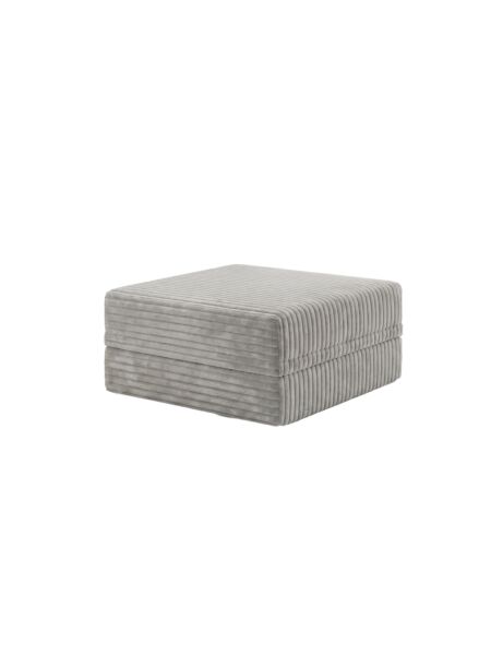 Sofá Modular Puff Convertível  Veludo Listado