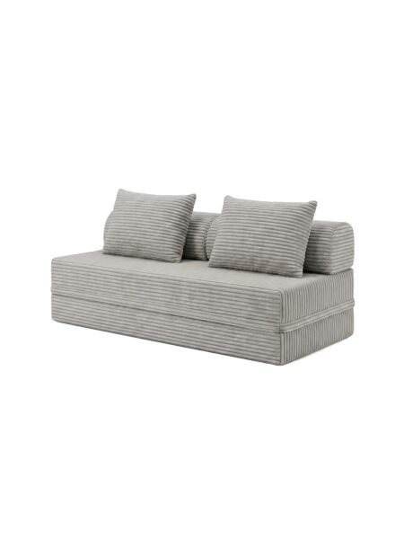 Sofá Modular 3 Lugares  Convertível Veludo Listado