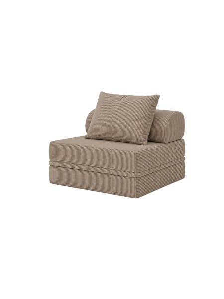 Sofá Modular 1 Lugar Convertível  Veludo Regular