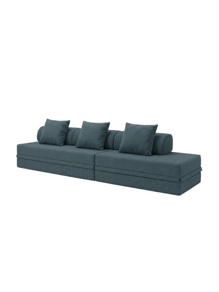 Sofá Modular 3+2 Lugares Convertível  Veludo Regular