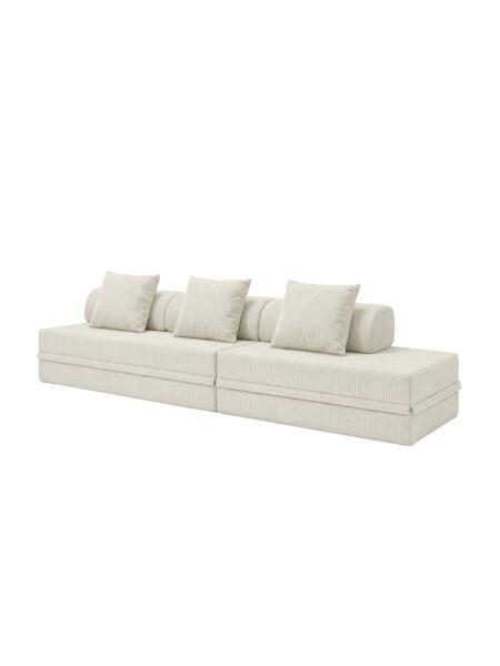 Sofá Modular 3+2 Lugares Convertível  Veludo Regular
