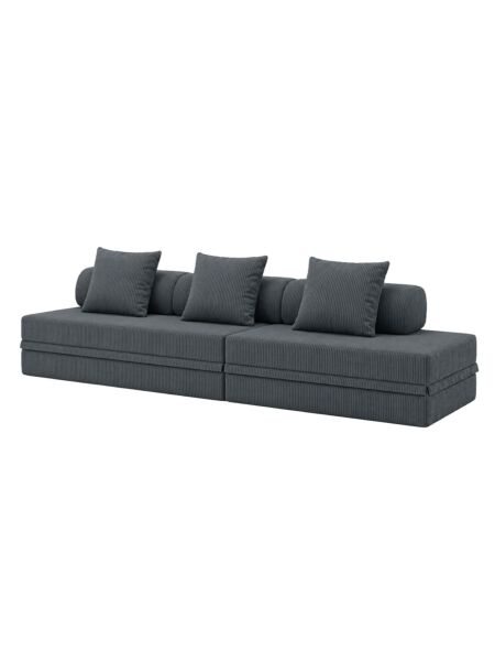Sofá Modular 3+2 Lugares Convertível  Veludo Regular