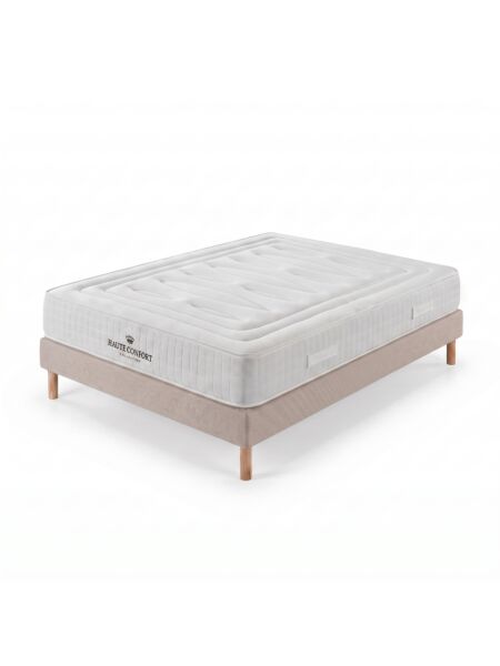 Conjunto Altesse com Sommier rígido 15 cm Bege - Colchão e Cama