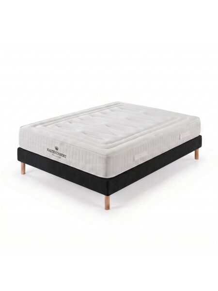 Conjunto Altesse com Sommier rígido 15 cm Preto - Colchão e Cama