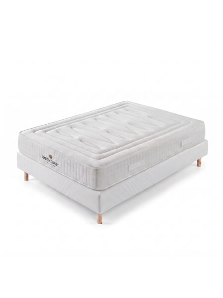 Conjunto Altesse com Sommier rígido 20 cm Branco - Colchão e Cama