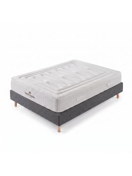 Conjunto Altesse com Sommier rígido 20 cm Milano Anthracite - Colchão e Cama