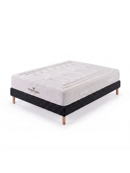 Conjunto Altesse com Kit de madeira 15 cm Ascot Black - Colchão e Cama