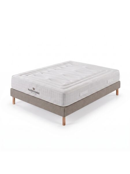 Conjunto Altesse com Kit de madeira 15 cm Tribu Taupe - Colchão e Cama