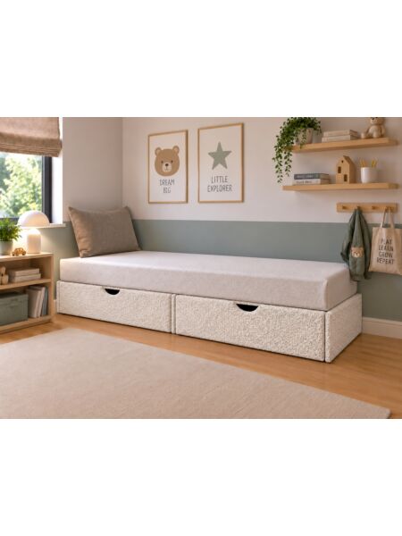 Sommier com gavetas Alice Ascot Pearl — 190 x 70 cm — ambiente