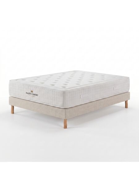 Conjunto Aurelien com Sommier rígido 15 cm Tribu Pearl - Colchão e Cama