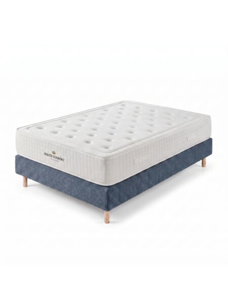 Conjunto Aurelien com Sommier rígido 20 cm Ascot Atlantic - Colchão e Cama
