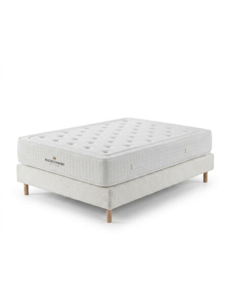 Conjunto Aurelien com Sommier rígido 20 cm Ascot Pearl - Colchão e Cama