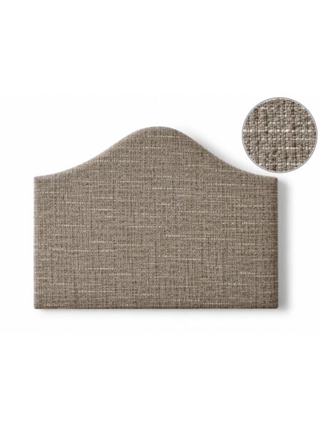 Cabeceira Alba Tribu Taupe — 120 x 90 cm