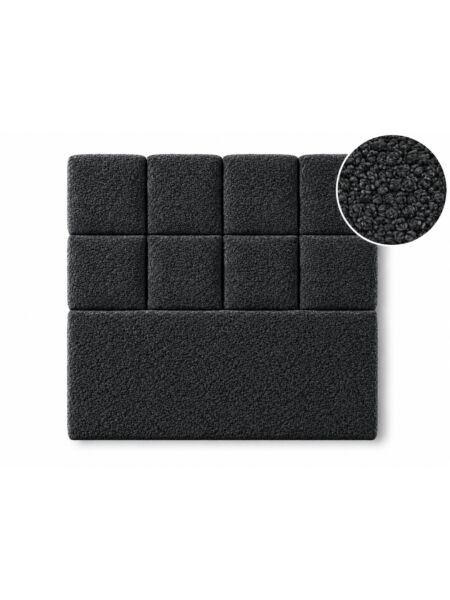 Cabeceira Camille Ascot Black — 120 x 90 cm