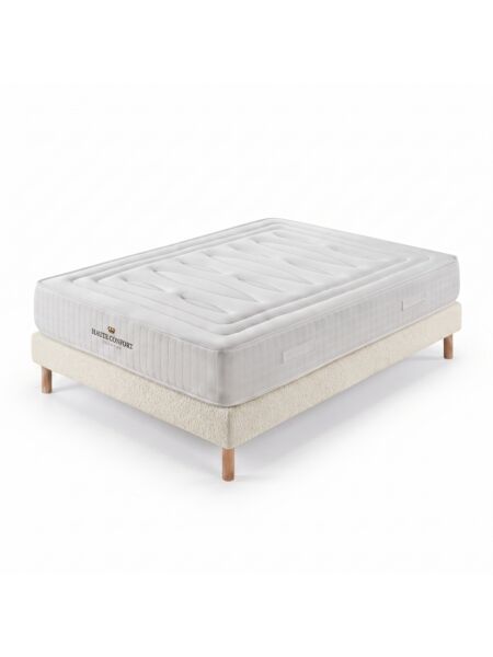 Conjunto Dorea com Sommier rígido 15 cm Ascot Pearl - Colchão e Cama