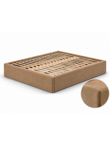 Estrutura de cama Belmont Milano Tabac — 200 x 200 cm — produto