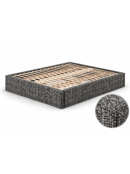 Estrutura de cama Belmont Picasso Grey — 200 x 200 cm — produto