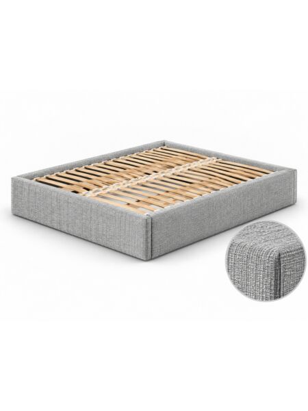 Estrutura de cama Belmont Tribu Cement — 200 x 180 cm — produto