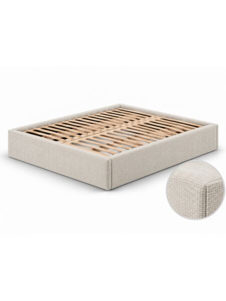 Estrutura de cama Belmont Tribu Pearl — 190 x 90 cm