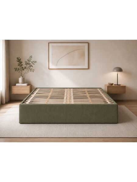 Estrutura de cama Belmont Tribu Forest — 200 x 180 cm — ambiente