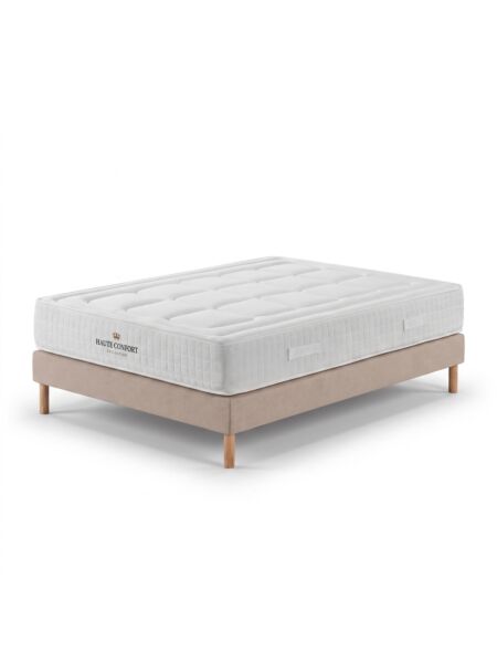 Conjunto Montreval com Sommier rígido 15 cm Milano Taupe - Colchão e Cama