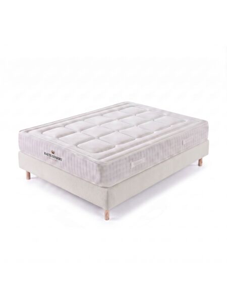Conjunto Montreval com Sommier rígido 20 cm Ascot Pearl - Colchão e Cama
