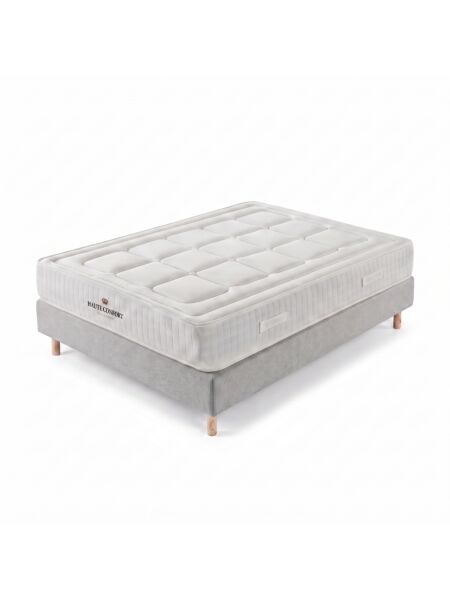 Conjunto Montreval com Sommier rígido 20 cm Tribu Cement - Colchão e Cama