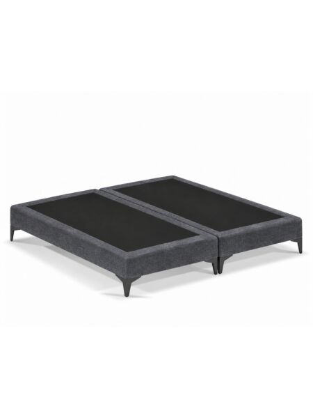 Pack de 2 sommiers Saint-Michel Milano Anthacite — 2x 200 x 80 cm