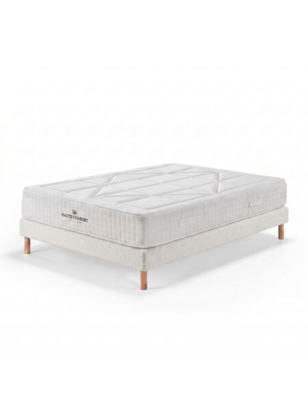 Conjunto Valdemont com Sommier rígido 15 cm Ascot Pearl - Colchão e Cama