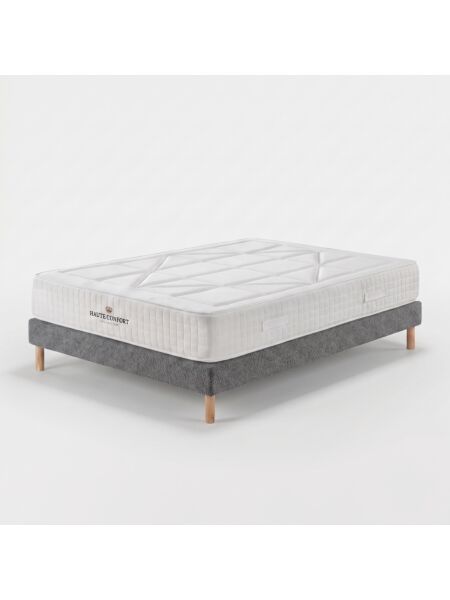 Conjunto Valdemont com Sommier rígido 15 cm Ascot Taupe - Colchão e Cama