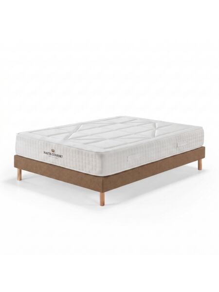Conjunto Valdemont com Sommier rígido 15 cm Milano Tabac - Colchão e Cama