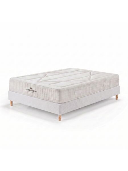 Conjunto Valdemont com Sommier rígido 20 cm Branco - Colchão e Cama