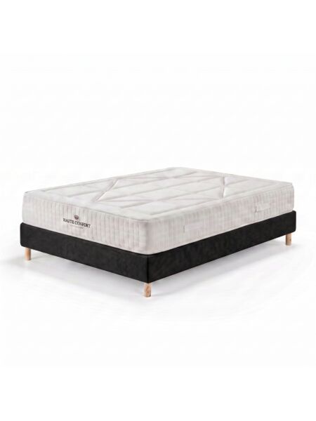 Conjunto Valdemont com Sommier rígido 20 cm Preto - Colchão e Cama
