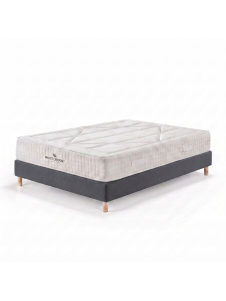 Conjunto Valdemont com Sommier rígido 20 cm Milano Anthracite - Colchão e Cama