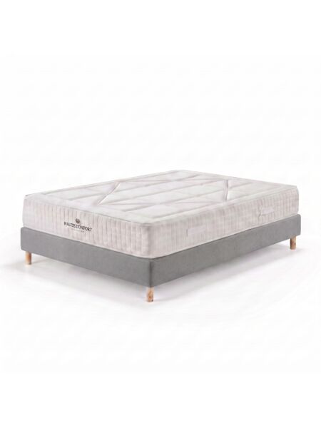 Conjunto Valdemont com Sommier rígido 20 cm Milano Ash - Colchão e Cama