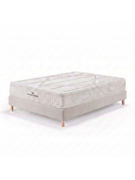 Conjunto Valdemont com Sommier rígido 20 cm Milano Cement - Colchão e Cama