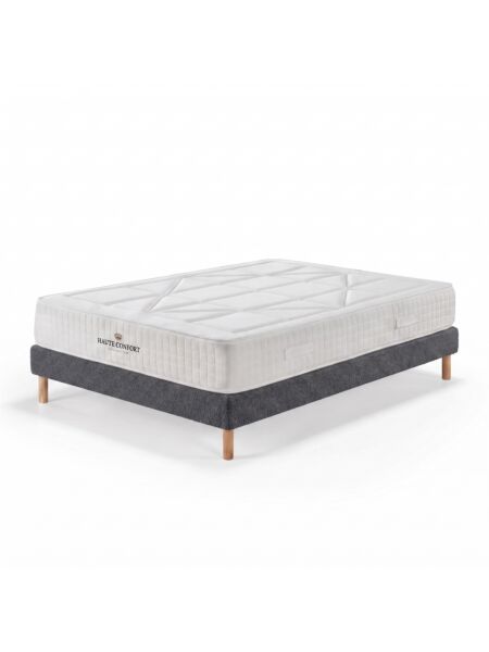 Conjunto Valdemont com Kit de madeira 15 cm Ascot Black - Colchão e Cama