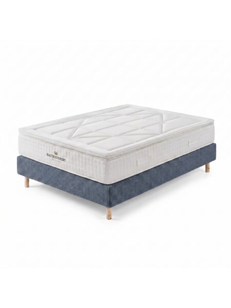Conjunto Villeroy com Sommier rígido 20 cm Ascot Atlantic - Colchão e Cama