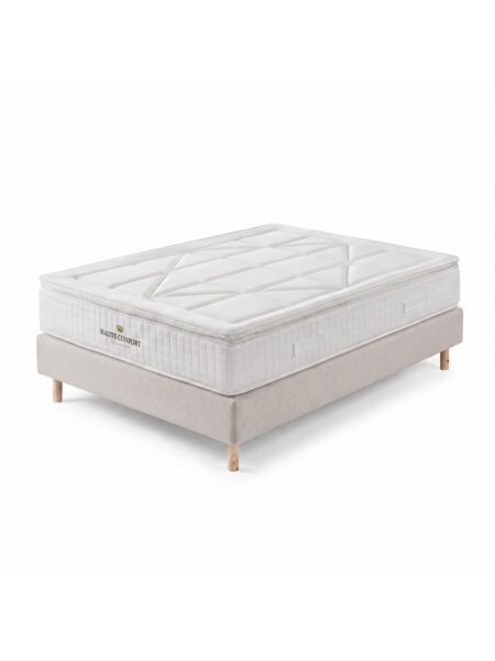Conjunto Villeroy com Sommier rígido 20 cm Tribu Pearl - Colchão e Cama