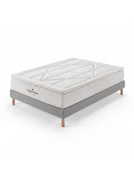 Conjunto Villeroy com Kit de madeira 15 cm Milano Ash - Colchão e Cama