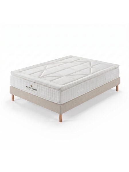 Conjunto Villeroy com Kit de madeira 15 cm Milano Cement - Colchão e Cama