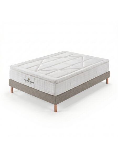 Conjunto Villeroy com Kit de madeira 15 cm Tribu Taupe - Colchão e Cama